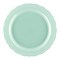 Turquoise Vintage Round Disposable Plastic Dinner Plates - 10" (120 Plates)